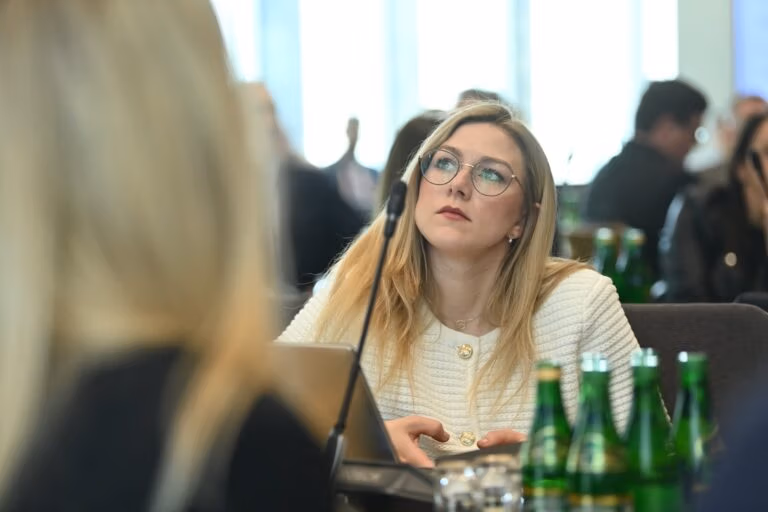 Barbara Ziemska Marsz Niepodległości na konferencji