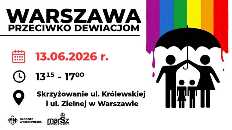 Jesteśmy pokoleniem buntu. Stań z nami w kontrze do Parady Równości w Warszawie